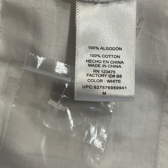 REED Women’s Novelty Shirt Dress White Eyelet Limited Edition Size-M NWT - Picture 7 of 13